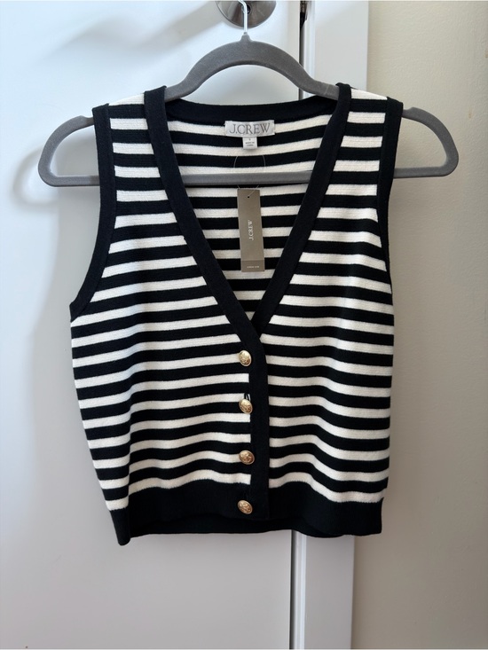 J. Crew Sweaters - J.Crew Emilie sweater-vest in stripe